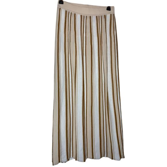 Falconeri Striped Knit Maxi Skirt Made in Italy Sz. S - Picture 1 of 6